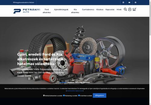 Ford Petrányi autóalkatrész webshop