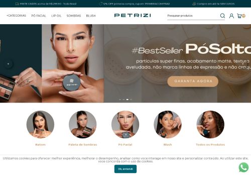 Petrizi Makeup - Produtos de Maquiagem