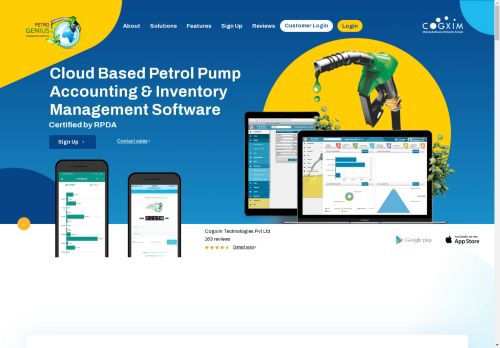 Petro Genius - Cloud Based Petrol Pump Accounting Software