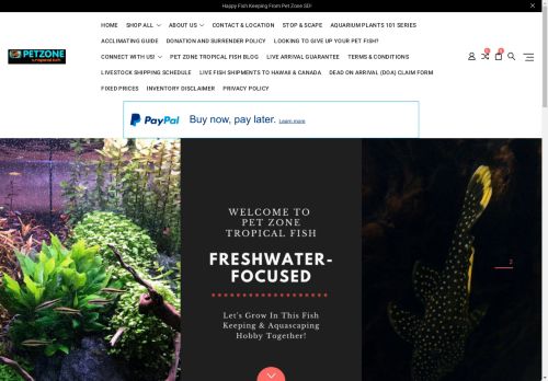 Pet Zone Tropical Fish: Freshwater Tropical Fish Store & Aquascape Shop - San Diego, CA