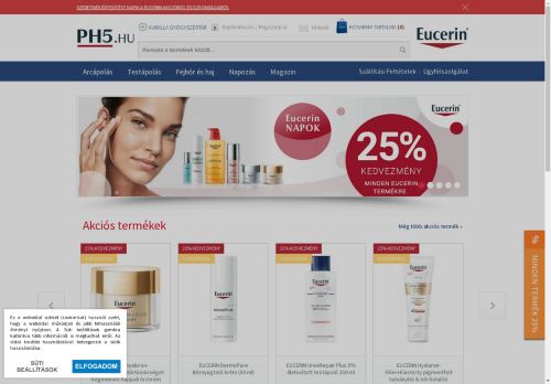 Eucerin Webáruház - Ph5.hu