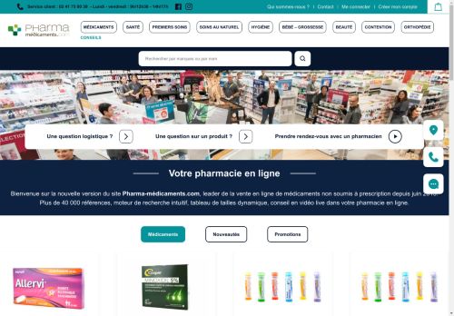 Pharmacie en ligne, Parapharmacie, Médicament sans ordonnance