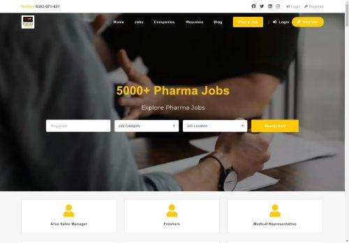 Pharma Jobs in India - Pharmalinkin