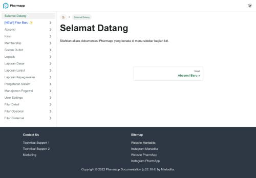 Selamat Datang | Pharmapp Documentation