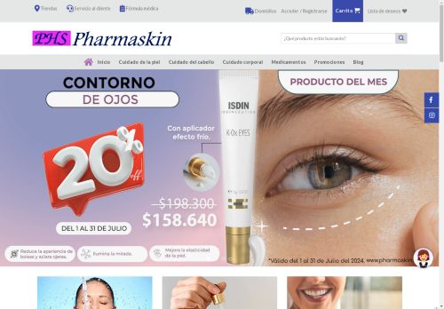 Tienda dermatológica con productos especializados | Tiendas Pharmaskin