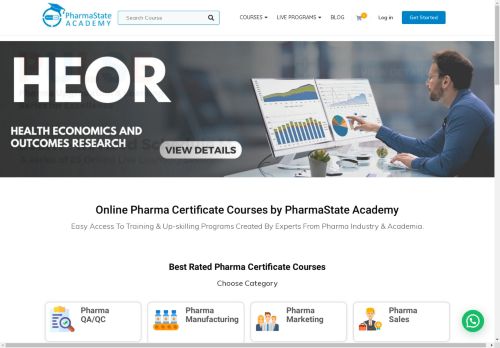 Pharma Certificate Courses Online | Pharmaceutical Industry Training Courses