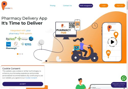 Bespoke Pharmacy Delivery App - PHARMDEL