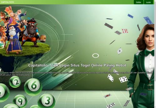 Capitaltoto : Link Login Situs Togel Online Paling Hebat