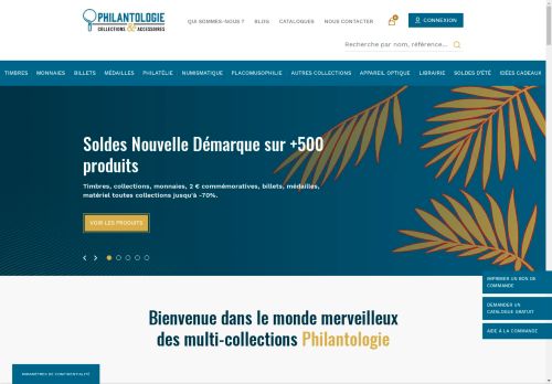 Vente de timbres, monnaies, billets de banque et matériels de collections - Philantologie