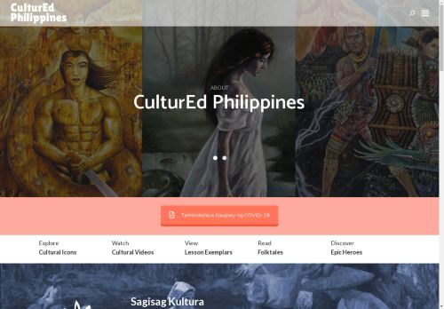 CulturEd: Philippine Cultural Education Online – Explore free online educational resources on Philippine culture, history, and art!