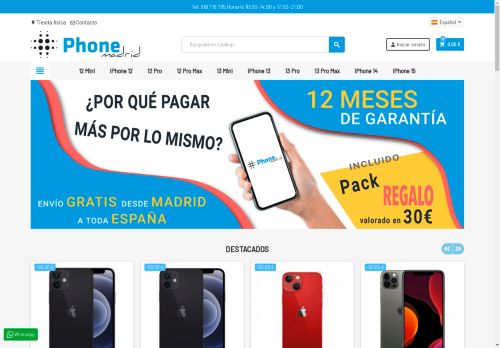 Tienda online de móviles usados, nuevos, re acondicionados libres, accesorios telefonía y tablet