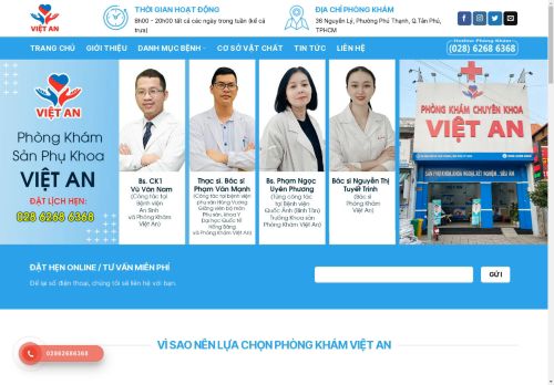 Phòng khám Việt An - Phòng khám sản phụ khoa uy tín TPHCM