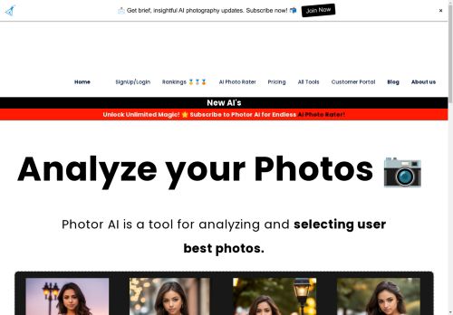 Analyze your Photos Free Online 