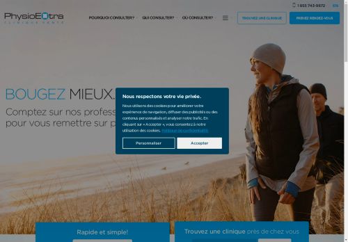 PhysioExtra - Cliniques de physiothérapie avec équipe multidisciplinaire