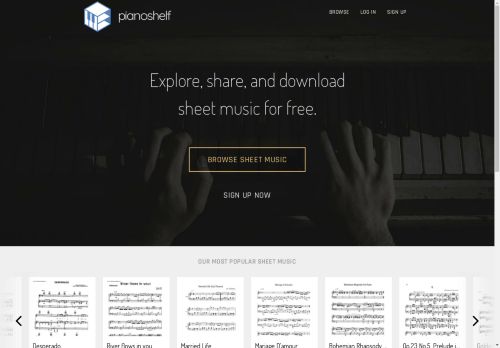 Pianoshelf - free sheet music