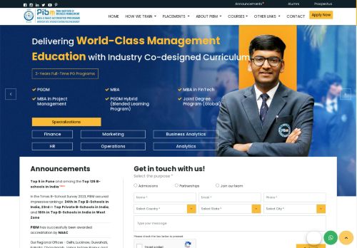  PIBM: Business School in Pune | B School in Pune, India