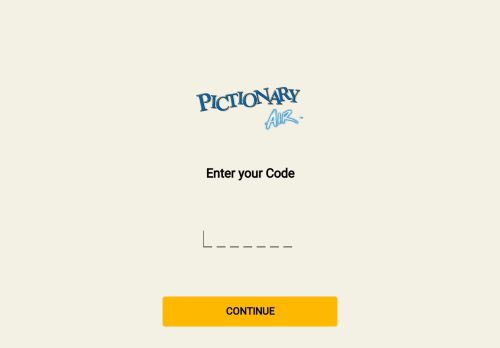 Enter PicAir Game Code