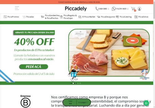 Delivery de Picadas - Piccadely!