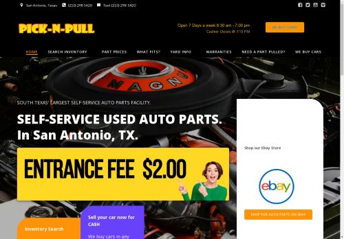 SELF-SERVICE AUTO PARTS in TEXAS – Quality Used Auto Parts in San Antonio TX