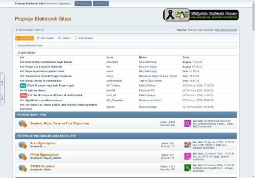 Picproje Elektronik Sitesi - Anasayfa
