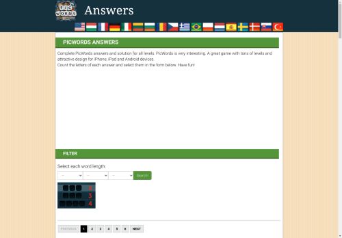 PicWords answers for all levels! UPDATED