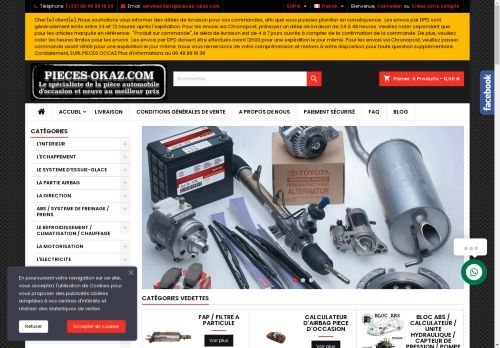 Pieces Okaz spécialiste de la pièce automobile d'occasion toute marque