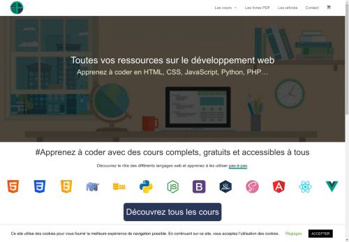 Toutes vos ressources sur le développement web Apprenez à coder en HTML, CSS, JavaScript, Python, PHP… - Pierre Giraud