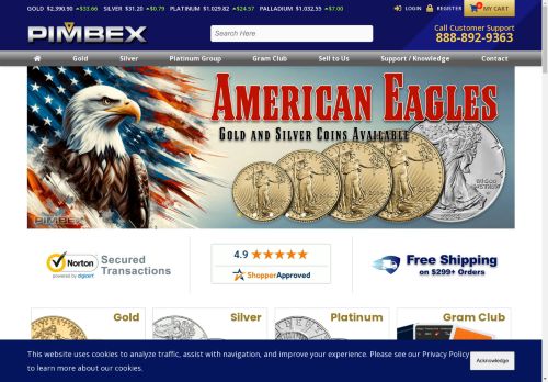 
	Buy Physical Gold & Silver Bullion | PIMBEX
