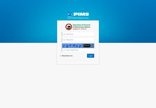 PIMS :: Log In