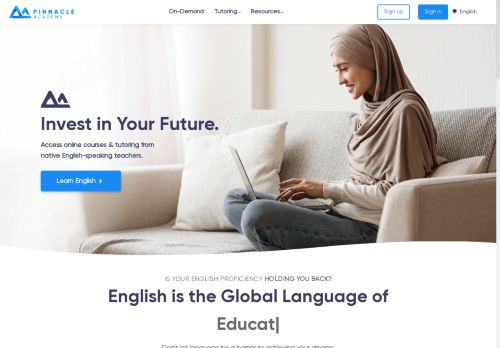 Pinnacle Academy | Online English Language Learning