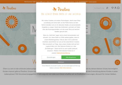 Pinolino.de - Kleines großes Glück im Onlineshop kaufen