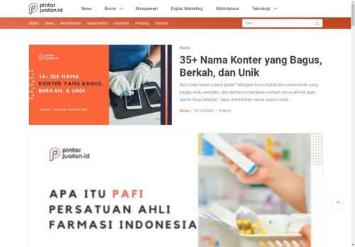 PintarJualan.id - Ide, Peluang, Tips, dan Trik Bisnis Mikro & Menengah Terpercaya