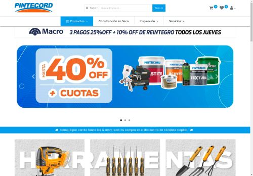 Pinturerias en Córdoba | Venta Pinturas Online | Pintecord