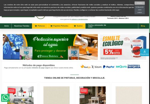 Pinturas Andalucía, tienda online especialista en pintura y decoración