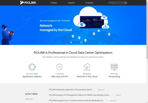 PIOLINK - Optimizing Your Cloud Data Center