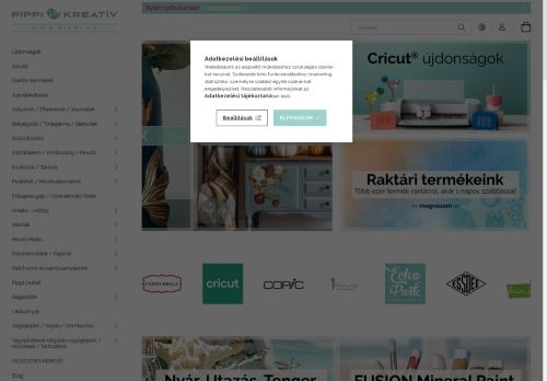Pippi.hu - Művészellátó és scrapbook webáruház és üzlet