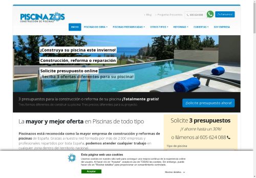 Construcción de piscinas y reformas - Presupuesto online