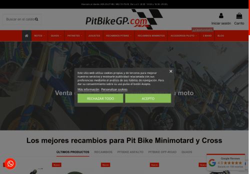 Pit Bikes Malcor, recambios y repuestos | PitBike GP