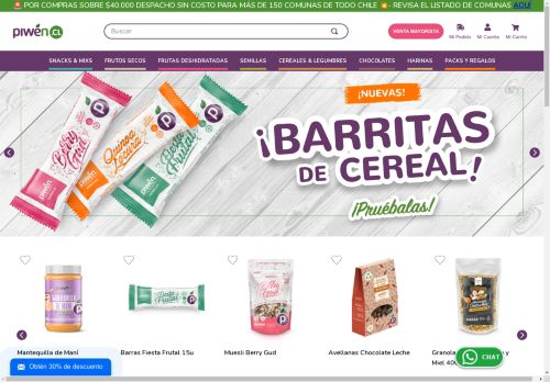 Tienda Piwén | Frutos Secos y Más a Precios Inmejorables