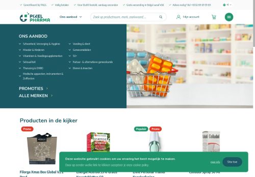 
            PixelPharma
            -
            Apotheek Peeters Oudsbergen (Peeters Pharma BV)