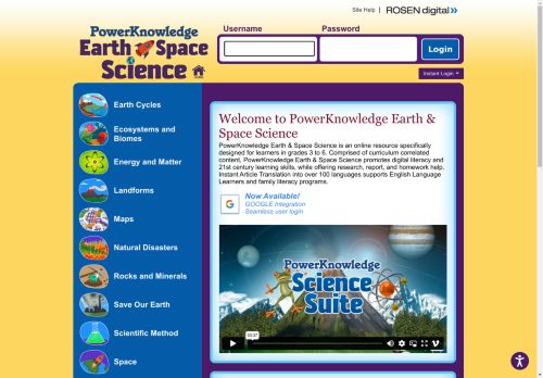 PowerKnowledge Earth & Space Science