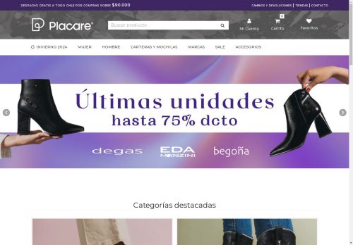 Placare.com - Tienda Online de Zapatos para Mujer y Hombre