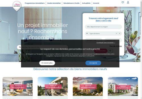 Le Plan Immobilier : Programmes Immobiliers Neufs sur toute la France