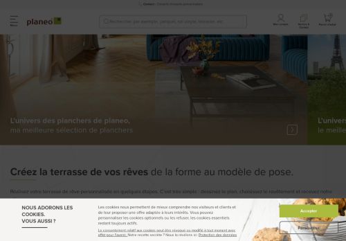 Achetez des produits pour sols, jardins et cadres de vie en ligne sur planeo