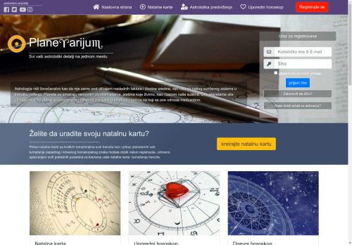 Horoskop i astrologija - Planetarijum