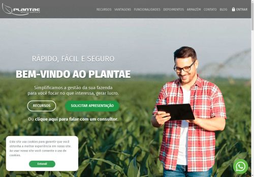 Plantae Gestão Agrícola - Rápido, fácil e seguro