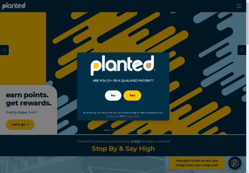 Planted Provisioning - Planted Weed + CBD + Cannabis Products - Michigan Dispensaries