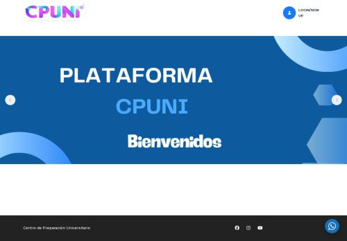 Plataforma CPUNI – Plataforma para estudiantes de CPUNI