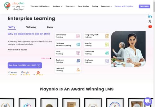  Best Enterprise Learning Platform – Playablo LMS 