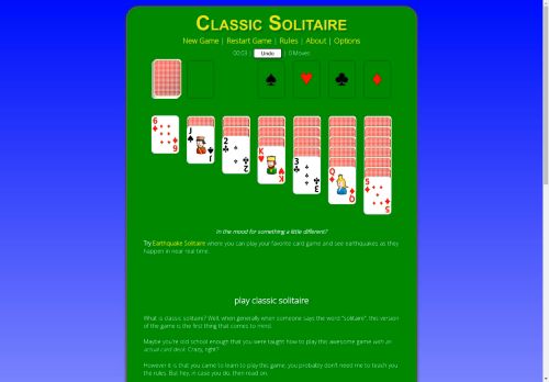  Classic Solitaire - Play Classic Solitaire 